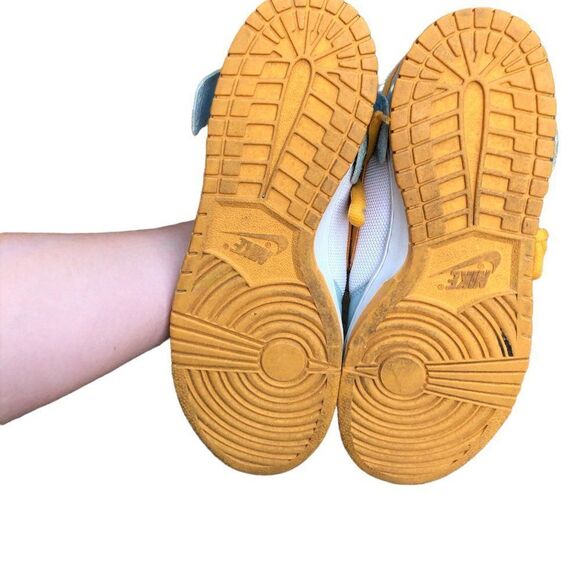 VINTAGE 2003 Nike Dunk High 'Shima Shima' Gold Wave Size 10.5 - Picture 13 of 16